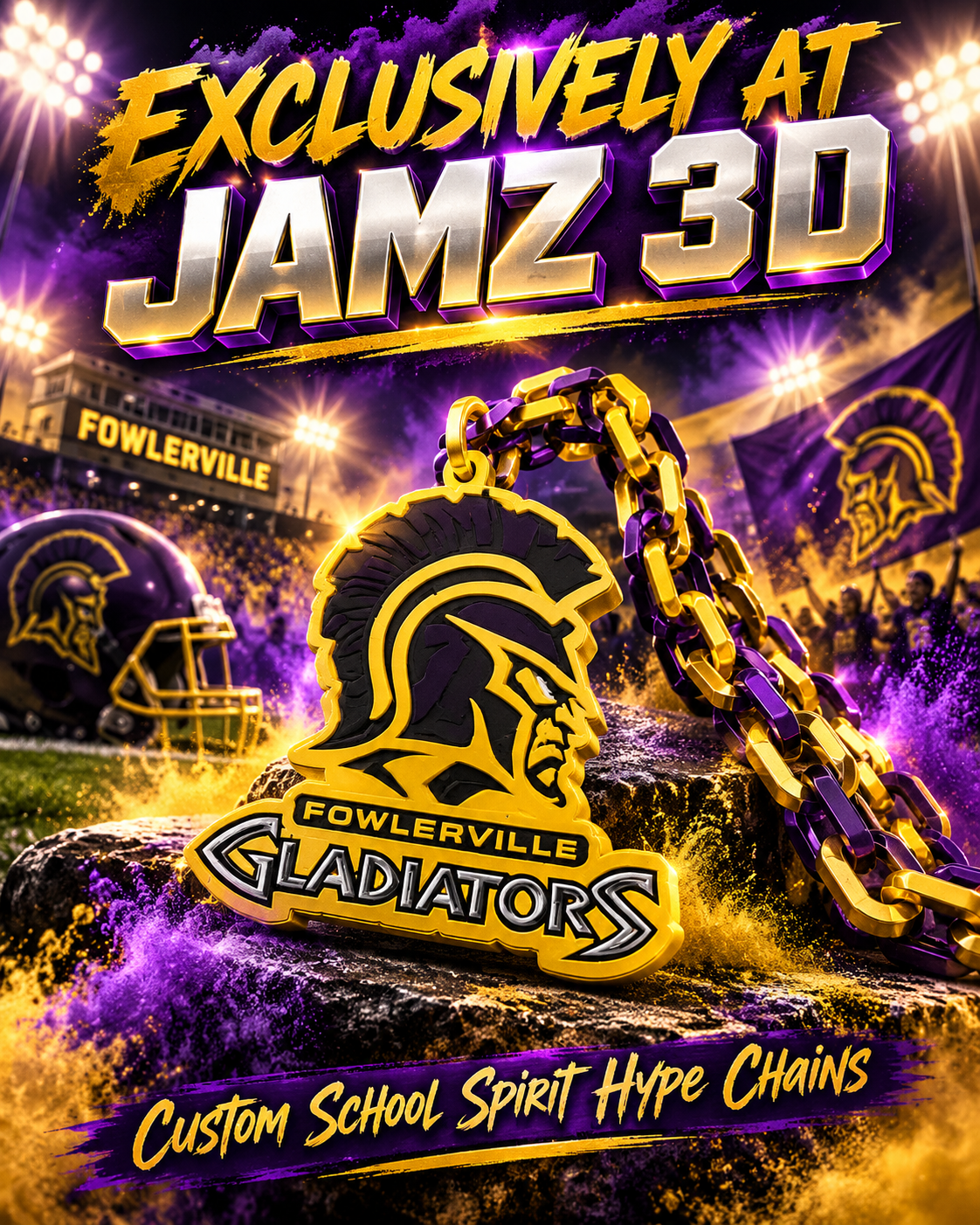 Fowlerville Gladiators Hype Chain