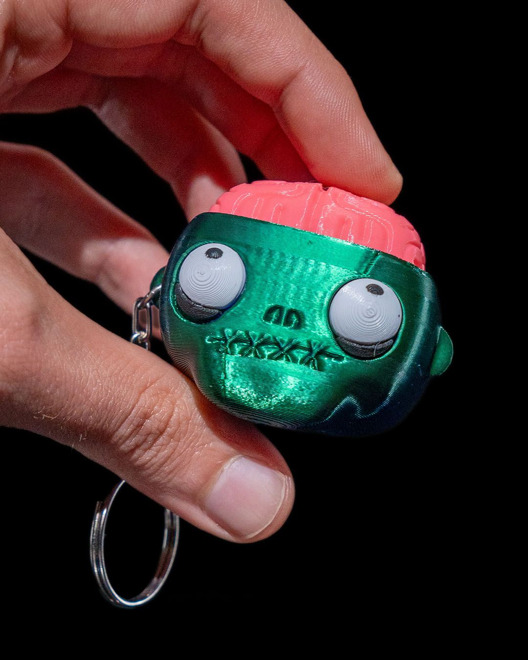 Jack the Fidget Zombie Keychain
