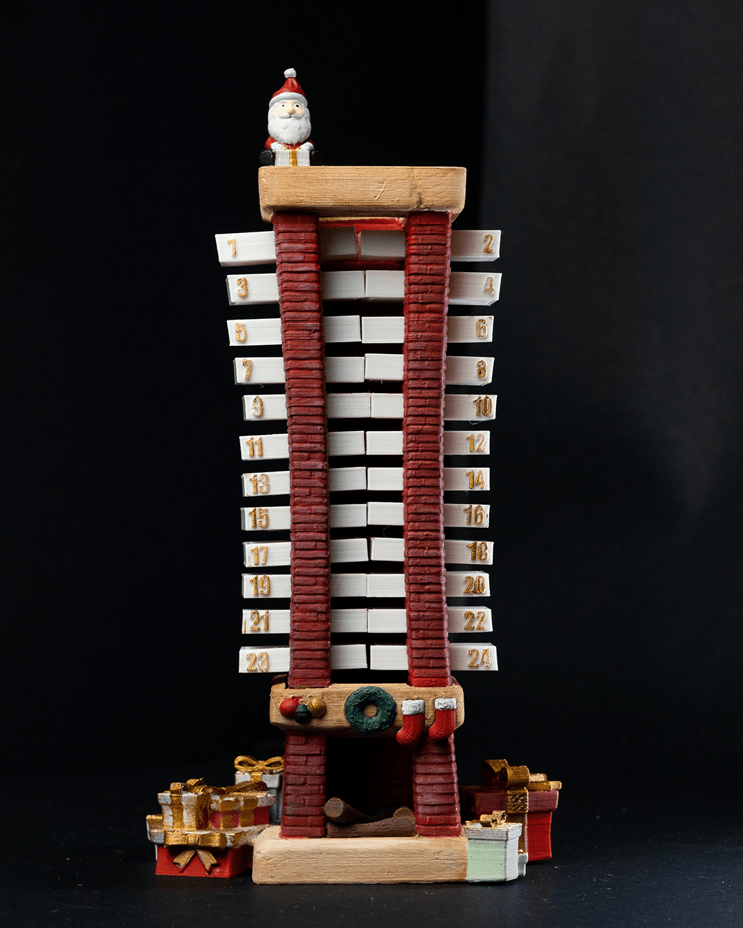 Santa Countdown Chimney calander