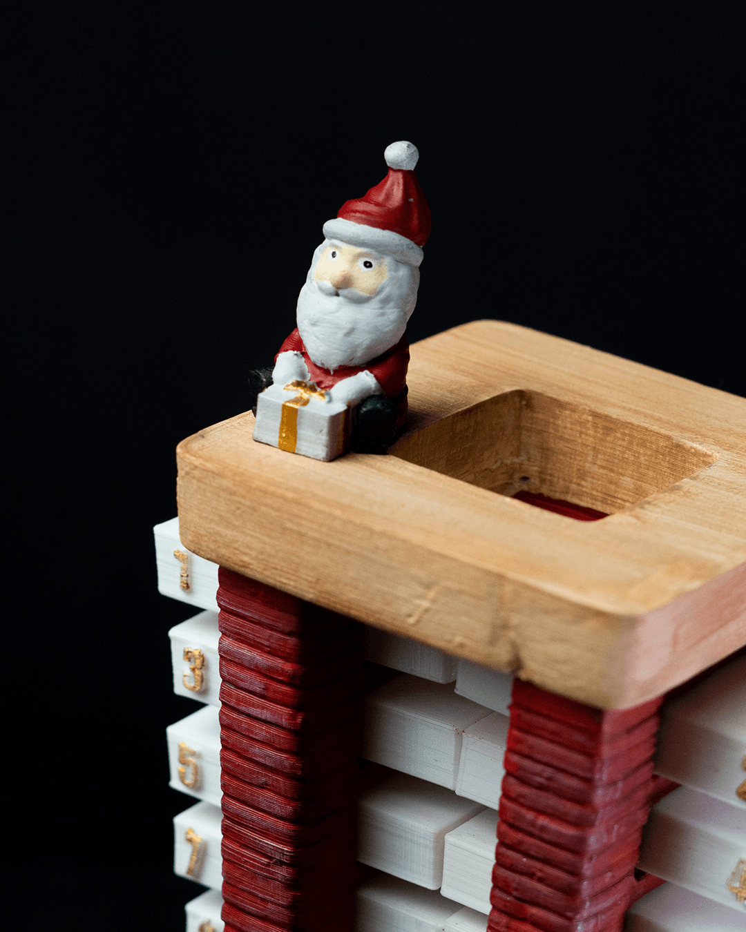 Santa Countdown Chimney calander