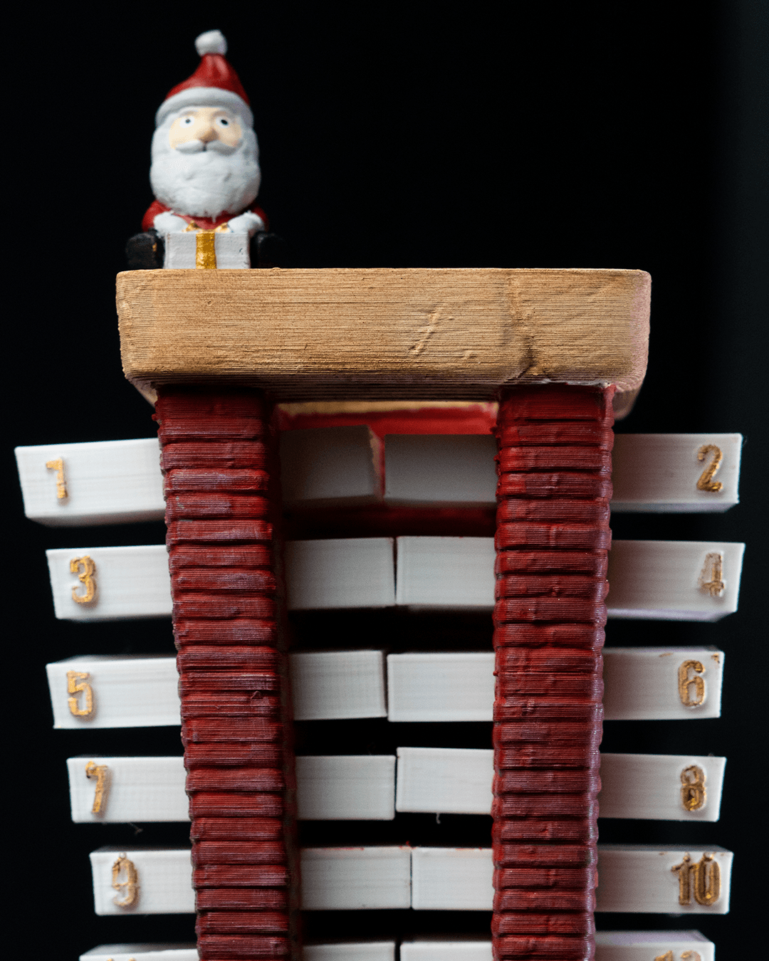 Santa Countdown Chimney calander