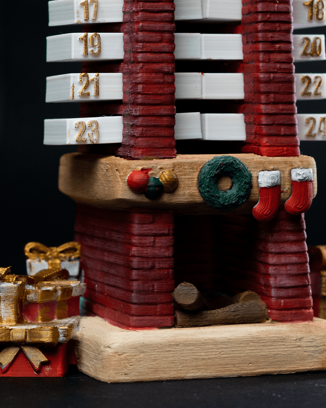 Santa Countdown Chimney calander