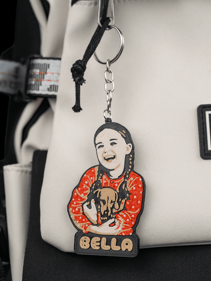 Custom Photo Keychain or Magnet
