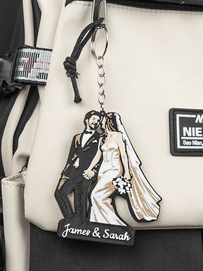 Custom Photo Keychain or Magnet