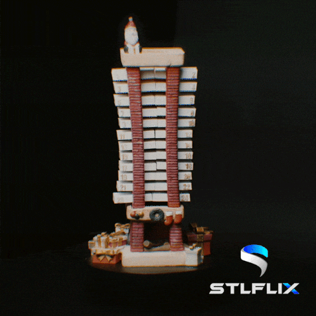Santa Countdown Chimney calander
