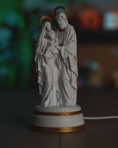 Holy Family LED Statue