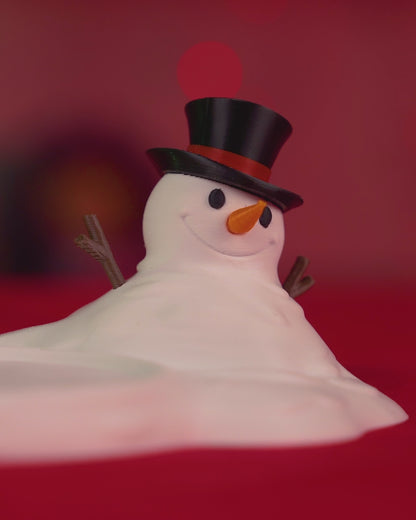 Meltproof Snowman Coaster