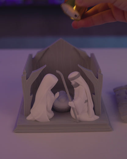 Nativity Table Lamp